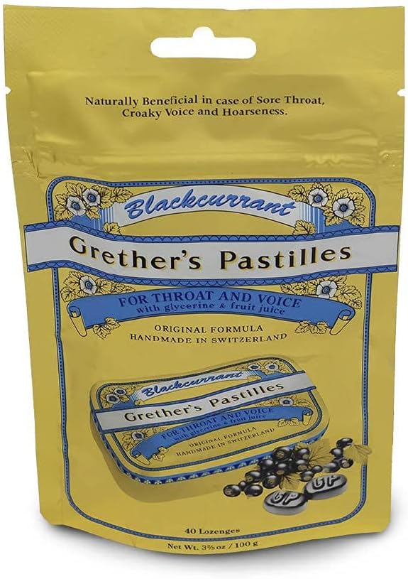 Grethers Blackcurrant Pastilles Travel/Refill Pouch by Grether's pastilles
