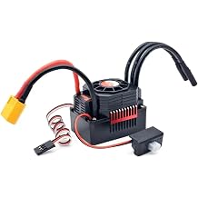 2-3S 60A Waterpoof Brushless ESC Speed Controller BEC 5.8V 3A for XT60 Plug for 1/10 RC Car