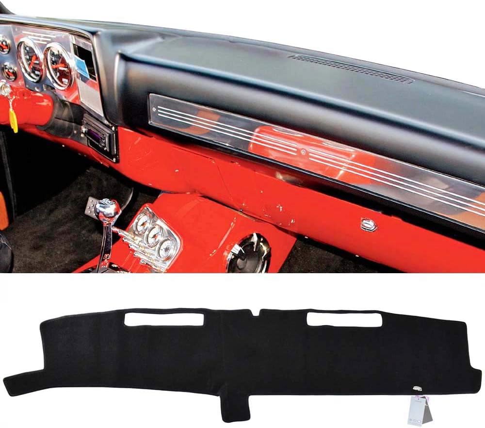 XUKEY For Chevrolet C10 C20 C30 Silverado 1981-1987 Dashmat Dashboard Cover Dash Mat Pad Sun Shade Dash Board Cover Carpet