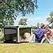 Petsfit Travel Pet Home, Innen- und Außenkiste für Large Dog Green 90cm x 60cm x 59cm