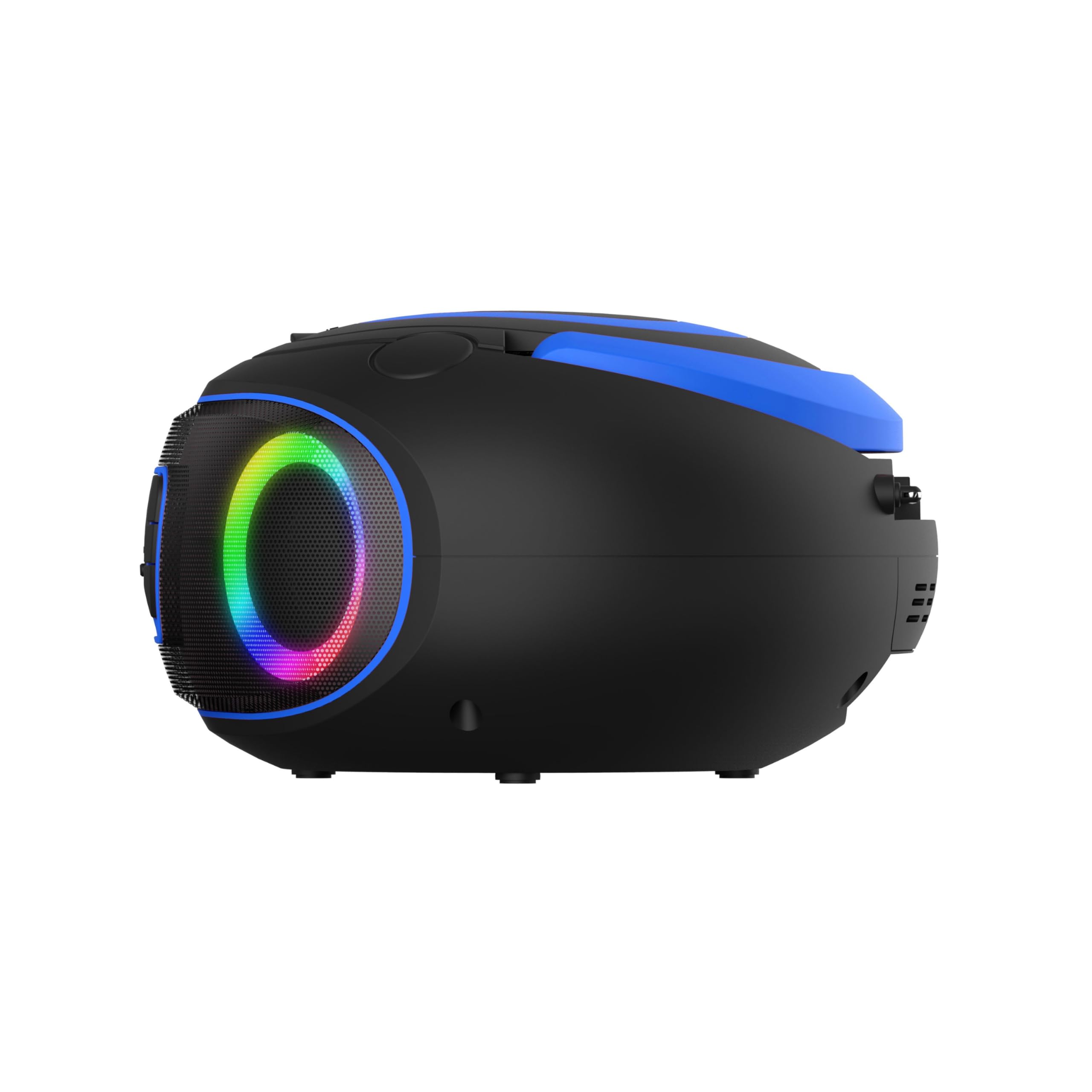 Denver TDB-212 Boombox Dab+ Bluetooth Azul, Lector CD, Radio Dab+/FM, USB MP3, AUX, Toma de Auriculares | Diseño retro, Bluetooth, USB, reproductor de CD, puerto AUX
