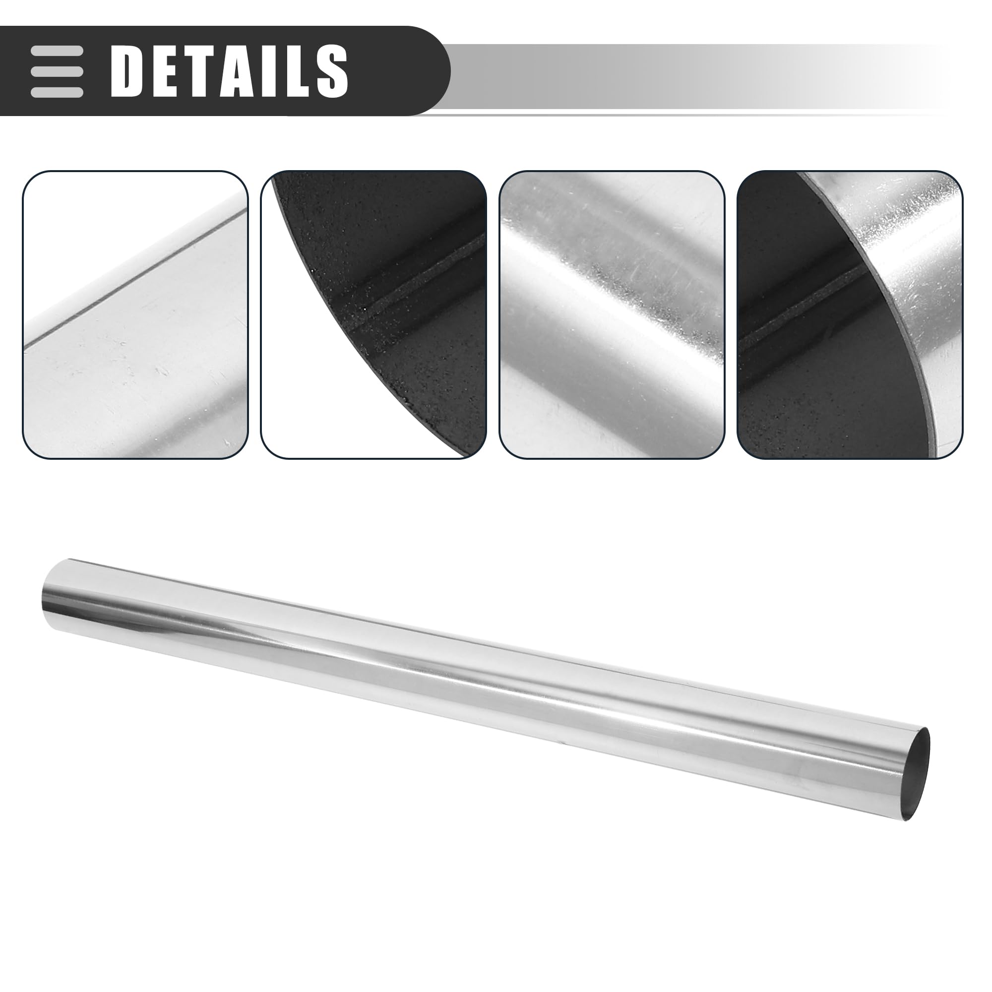 Universal T304 Stainless Steel Exhaust Flex Pipe In 76mm OD With - Foto 8