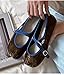 TYATVS Velvet Mary Janes for Women Tabi Flats Ballet Flats Split Toe Shoes Vintage Downtown Girl Aesthetic (Coffee,8.5)