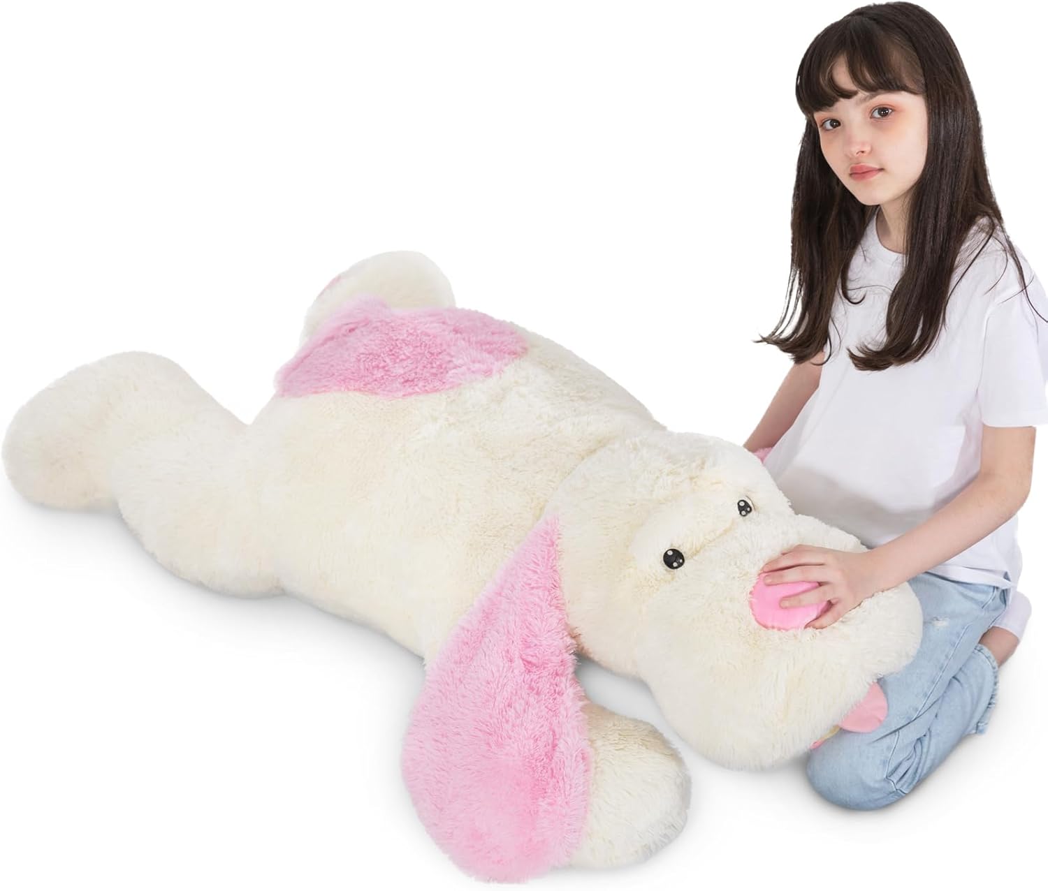 MorisMos Giant Dog Plush Pillow 51in