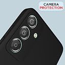 Pikkme Back Cover Camera Protection Shockproof Soft Matte Silicone Back Case for Samsung Galaxy F15 5G / Samsung Galaxy M15 5G (Black) gallery image