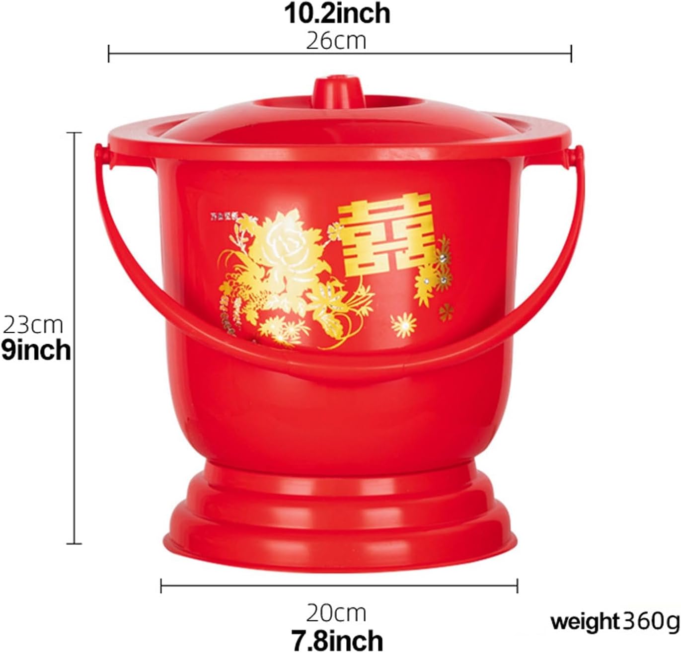 Urine Bottle，Male Urinal Spittoon Chamber Pots Thick with Lid Urinal Bucket Bed Pans Portable Pee Bucket Urine Pots for Pregnant Woman Elderly Adults Potty(B)