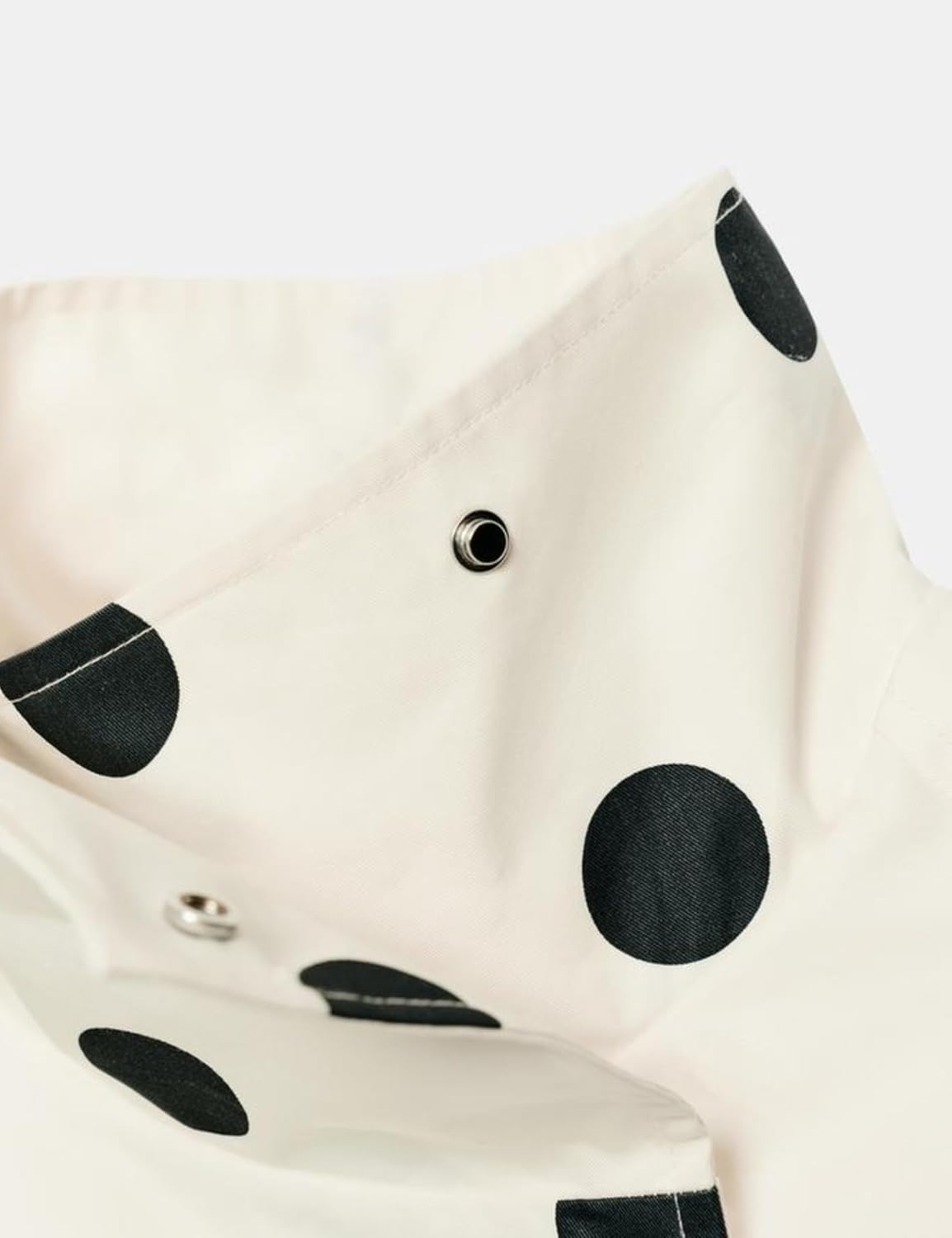 Women's Polka Dot Bomber Jacket Stand Collar Snap Button Coat 2026 Trendy Fall Outfits with Pockets