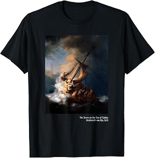 "The Storm On The Sea Of Galilee" Painting Art T-Shirt T-Shirt