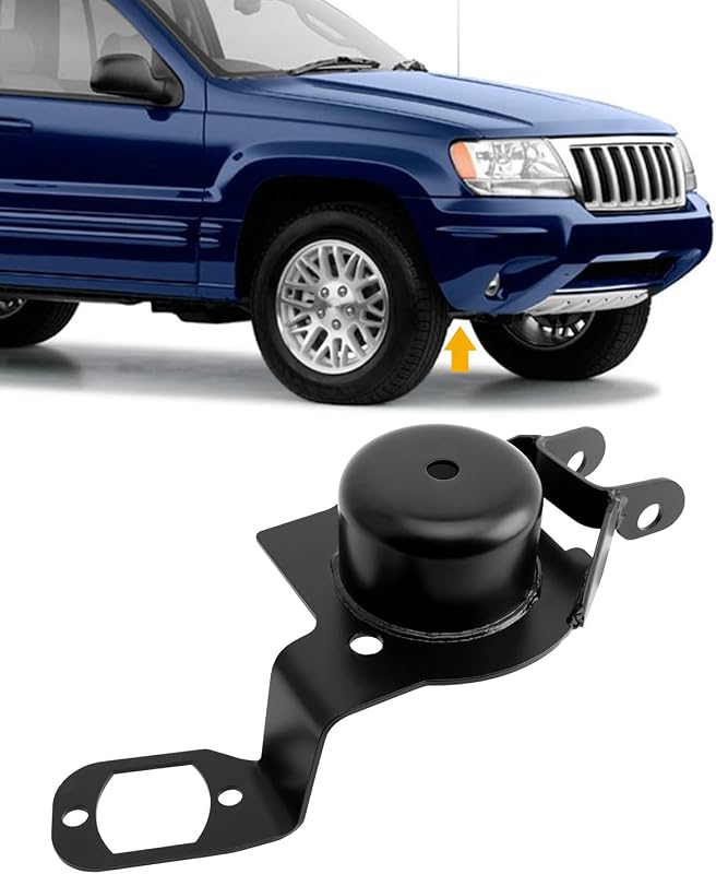 Suporte inferior da mola helicoidal dianteira Gledewen para Jeep Grand Cherokee 1999–2004 – Lado direito