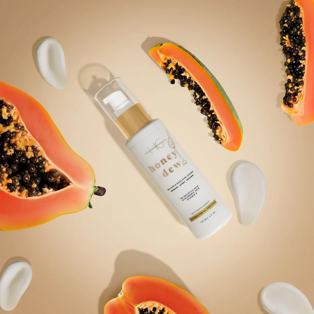 Bee-Loved Beauty Set – Glow Potion Trockenöl (50ml), HoneyGlow Feuchtigkeitsspendende Creme (50ml), Honeylicious Lip Scrub (20ml), HeyHoney! Lip Serum (10ml) & HoneyDew Reinigungsgel