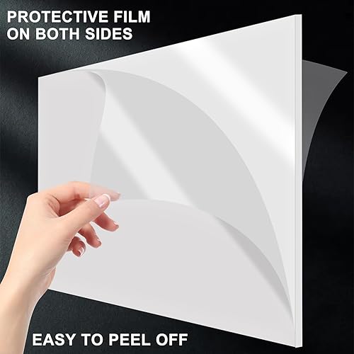 Miniatura 2 de Hojas de plexiglás acrílico fundido blanco brillante de alta calidad, 18 pulgadas de grosor (0.118 in) para panel LED, letrero, proyecto de