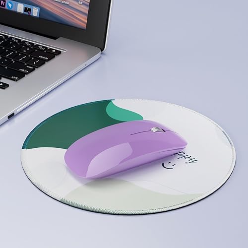 Miniatura 9 de Uiosmuph Ratón inalámbrico G11, mouse de computadora recargable USB C, ratones silenciosos delgados de 2.4 GHz óptico con receptor USB Nano y
