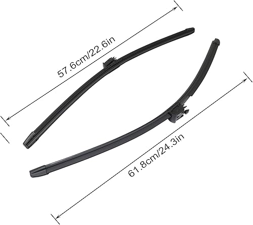 Miniatura 2 de XQSMWF Juego de limpiaparabrisas delantero con calefacción 2228201145 compatible con Mercedes S450 S550 S550e S560 2015-2020# A2228201145