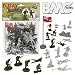 BMC WW2 D-Day Juno Beach Plastic Army Men - 33pc Canada & German Soldier Figures