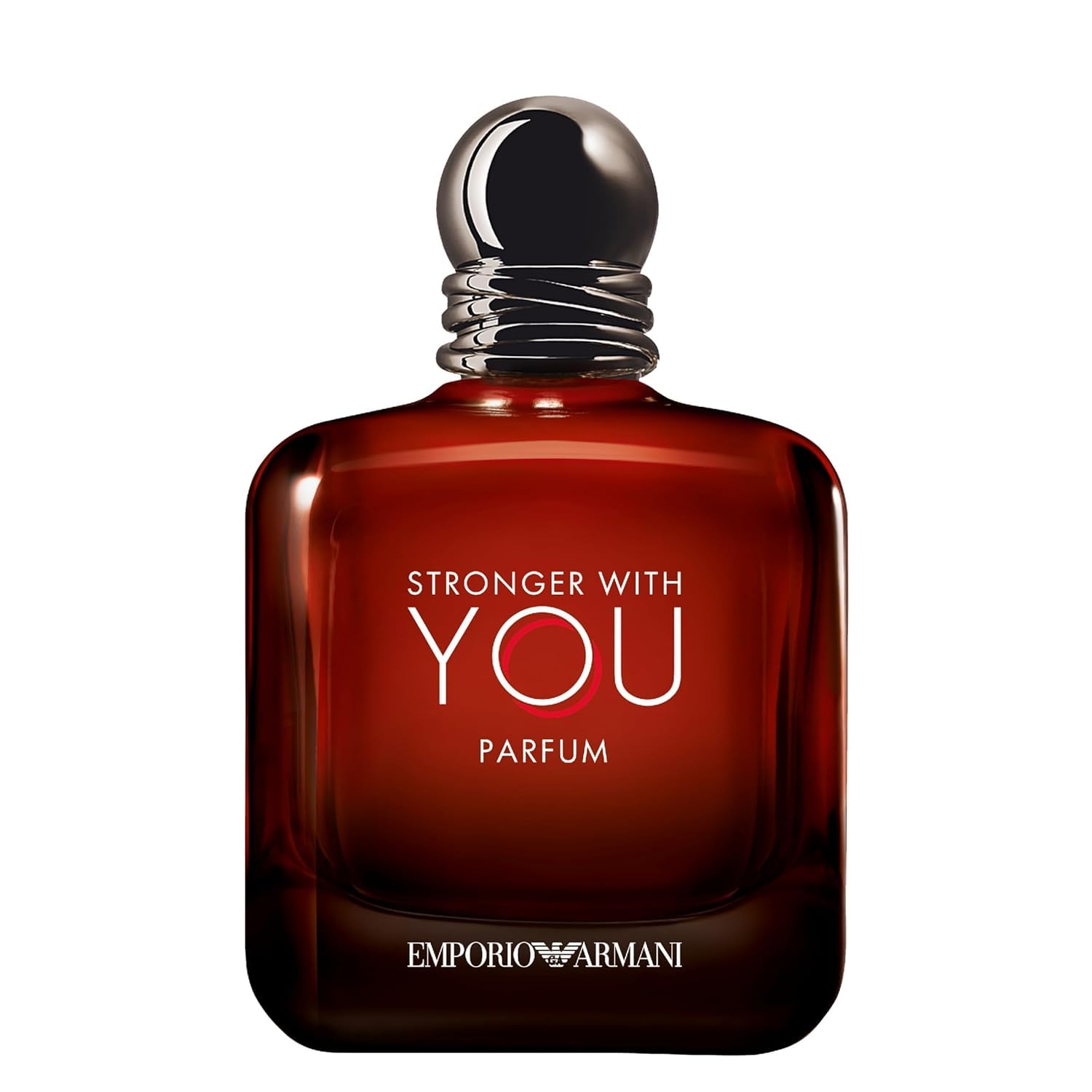 Armani Beauty Stronger With You Parfum – Men’s Woody Ambery Cologne – Rum & Bergamot Top Notes with Lavender, Cedarwood and Vanilla, 3.4 oz