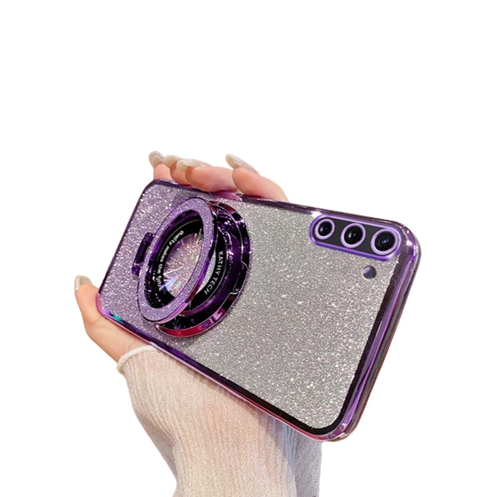 GYHOYA Case for Samsung Galaxy Note 10 Case Sparkle Cute with Stand Phone Case Compatible with MagSafe Slim Glitter Card Shockproof Protective TPU