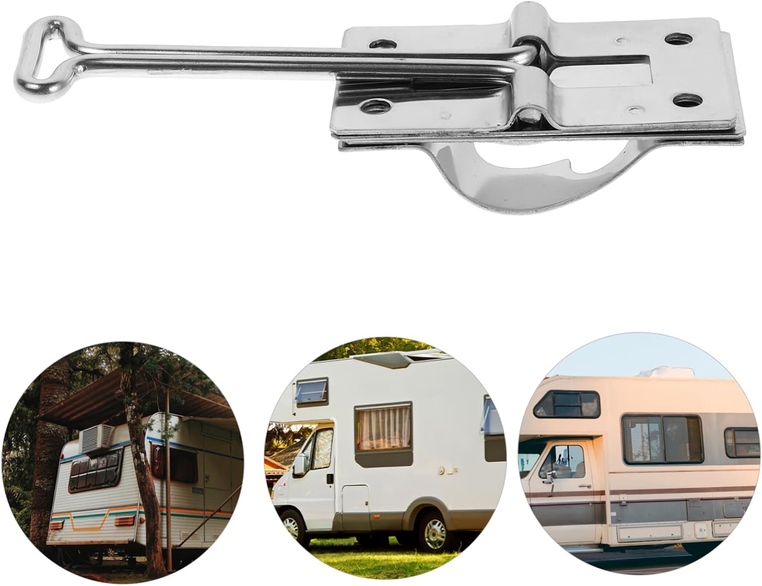 Stainless Steel Rv Door Hook Durable Door Holder for Trailers Cargo Weather Resistant Easy to Install Versatile for Various Applications