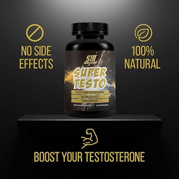 Super Testo Men's Vitality Complex (120 Capsules), 1 Months Supply