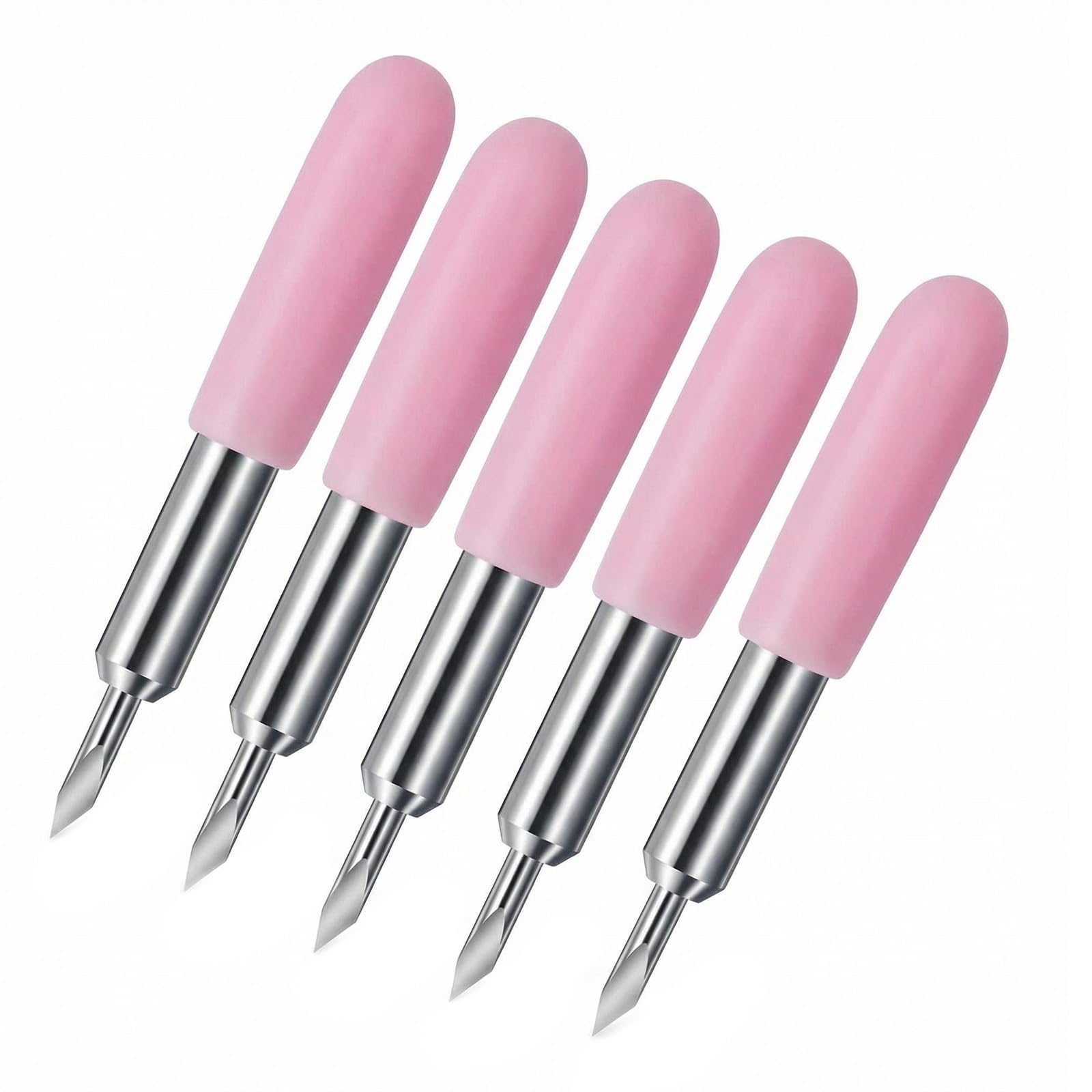 5 Piezas Cuchillas De Repuesto, Cuchillas Cutter, 30° Cabeza De Cuchillo Trazador De Cabeza De Cuchillo De Acero De Tungsteno, Accesorios para Máquinas De Corte