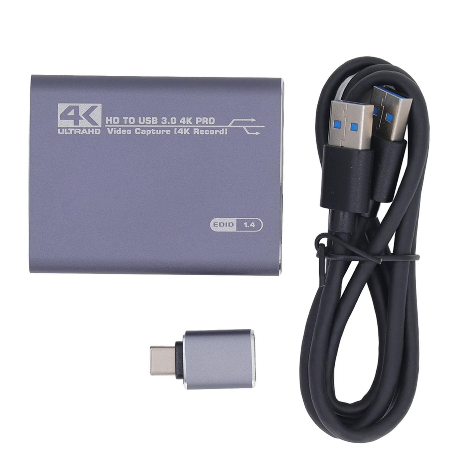 Pilipane 4K Video Capture Card Professional USB 3.0 HD Multimedia Interface Sound Video Capture Card for PC DSLR Cameras Aluminum Alloy-image-32