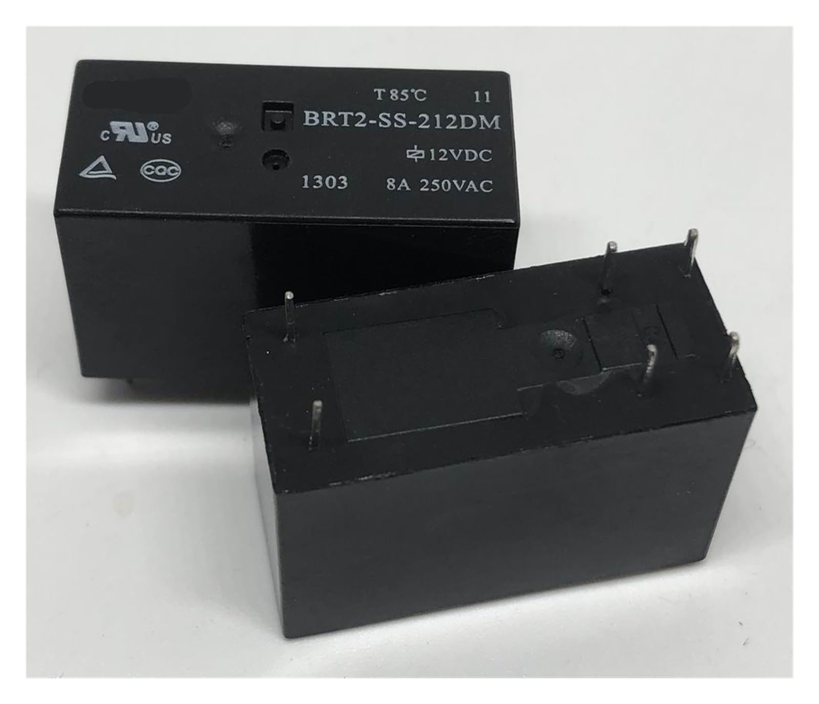 Relé de 6 Pines BRT2-SS-212DM soluciona fallos de activación a 12V