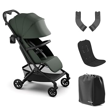 Mompush Velo Lightweight Travel Stroller Car Seat Adapter Included