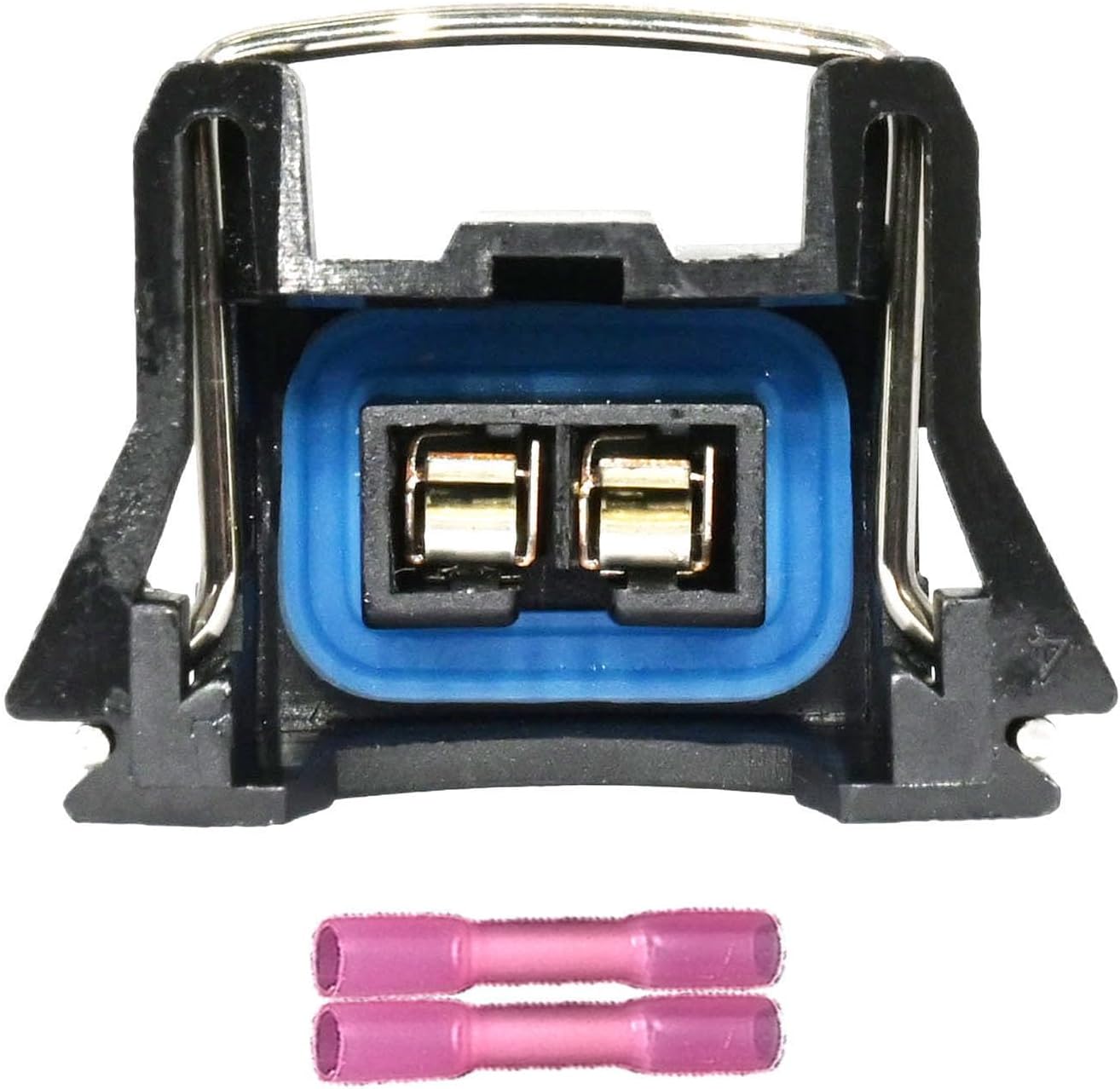 1P1002, 12085491, 19153196 Fuel Injector Connector Compatible with Ford Ranger Mustang Bronco Crown Victoria E-150 Econoline Club Wagon E-250 E-350 Super Duty E-450 Excursion
