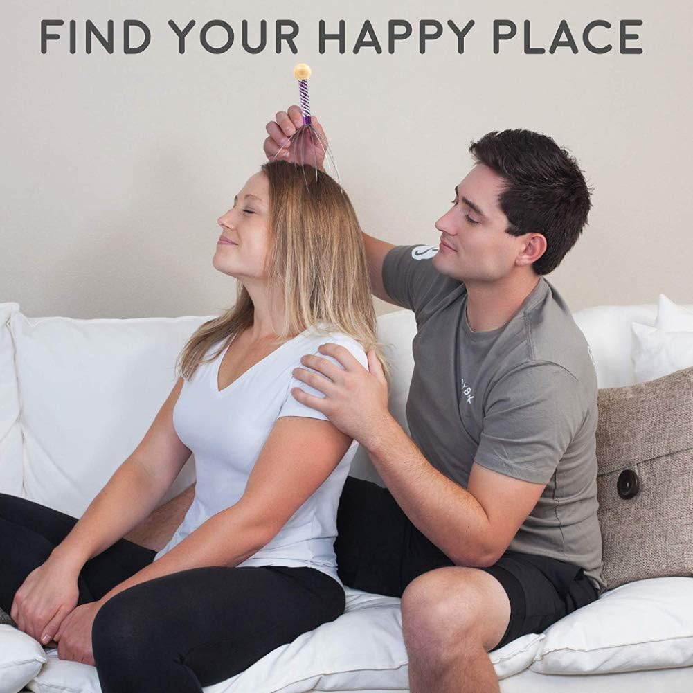 HAKACC Scalp Massagers Head Scratcher Set for Hair Stimulation Deep Relaxation : Health & Household