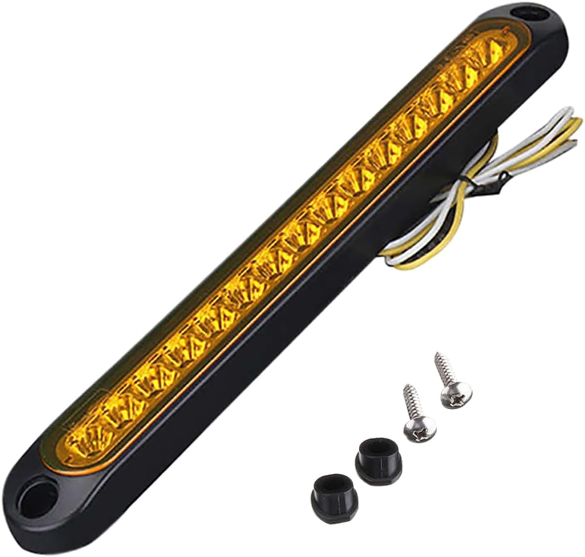 Trailer LED Lights Bar Torcarvh 15LED Car Brake Tail Light Bar Side Marker Turn