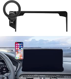 MaserWeller Car Phone Holder for Honda HR-V 2023-2025 Accessories/CR-V 2023 2024 2025 Accessories 7/9-inch Screen Fixed Clip, Phone Mount Compatible with MagSafe, 360° Rotation Cell Phone Holder