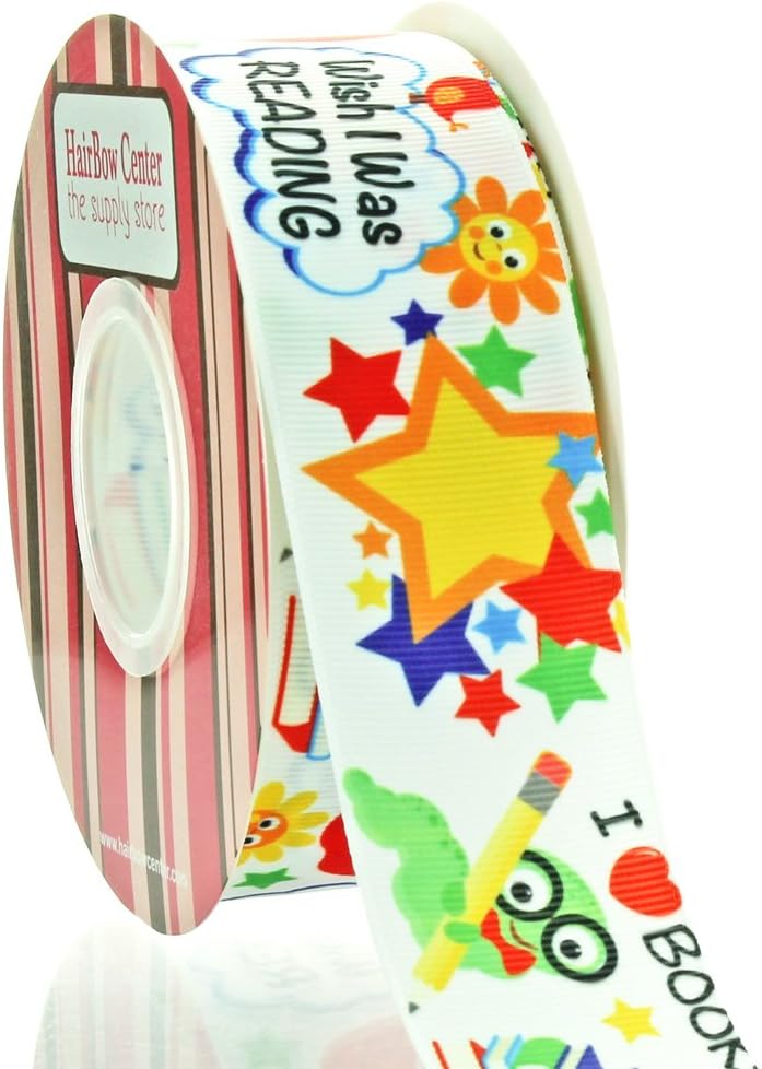 1.5" Little Reader Grosgrain Ribbon 100yd