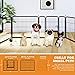 ZENY Dog Playpen Outdoor/Indoor, 24/40 inch Height Dog Pen 8/16 Panels Dog Fence Exercise Pen with Doors for Small/Medium Dogs, Pet Puppy Playpen for Camping, RV, Yard - 16 Panels (31'' W x 24'' H )