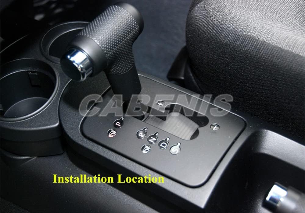 Interior Center Console Gear Shift Panel Trim Cover For VolksWagen Beetle Accessories 2007-2010, ABS Plastic Gear Shift Box Trim, Interior Accessories Trim Decoration，Carbon Fiber Style B--1pcs