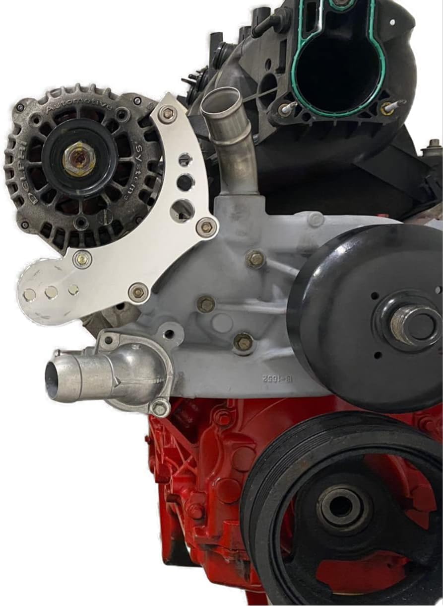 LS Alternator & Power Steering Brackets for Truck Balancer spacing