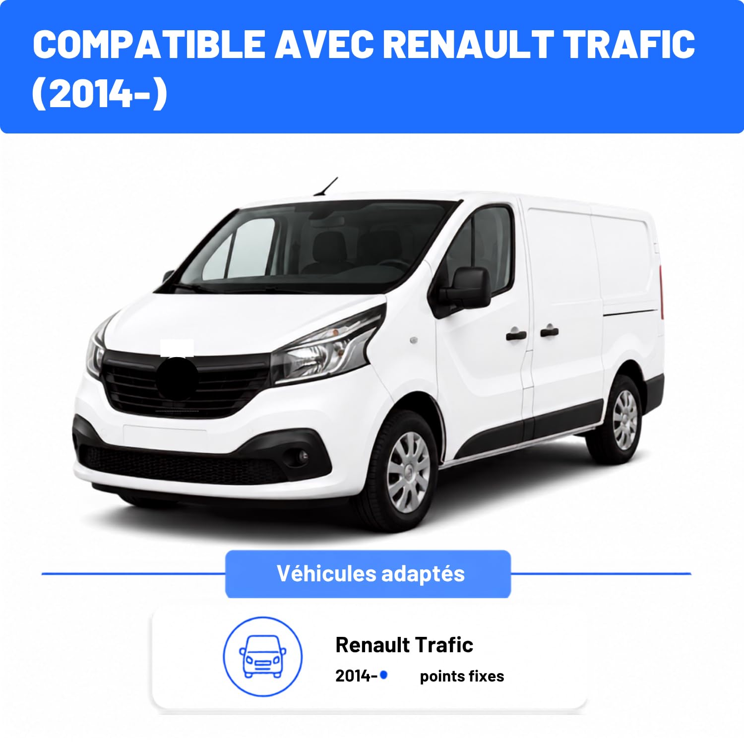Mont Blanc Galerie de Toit Pro 9 Barres Acier - Van Trafic (2014-)