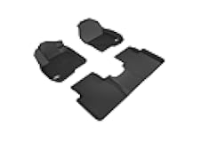 Custom Fit Kagu Floor Mat (Black) Compatible with Honda CR-V 2017-2022 - Full Set