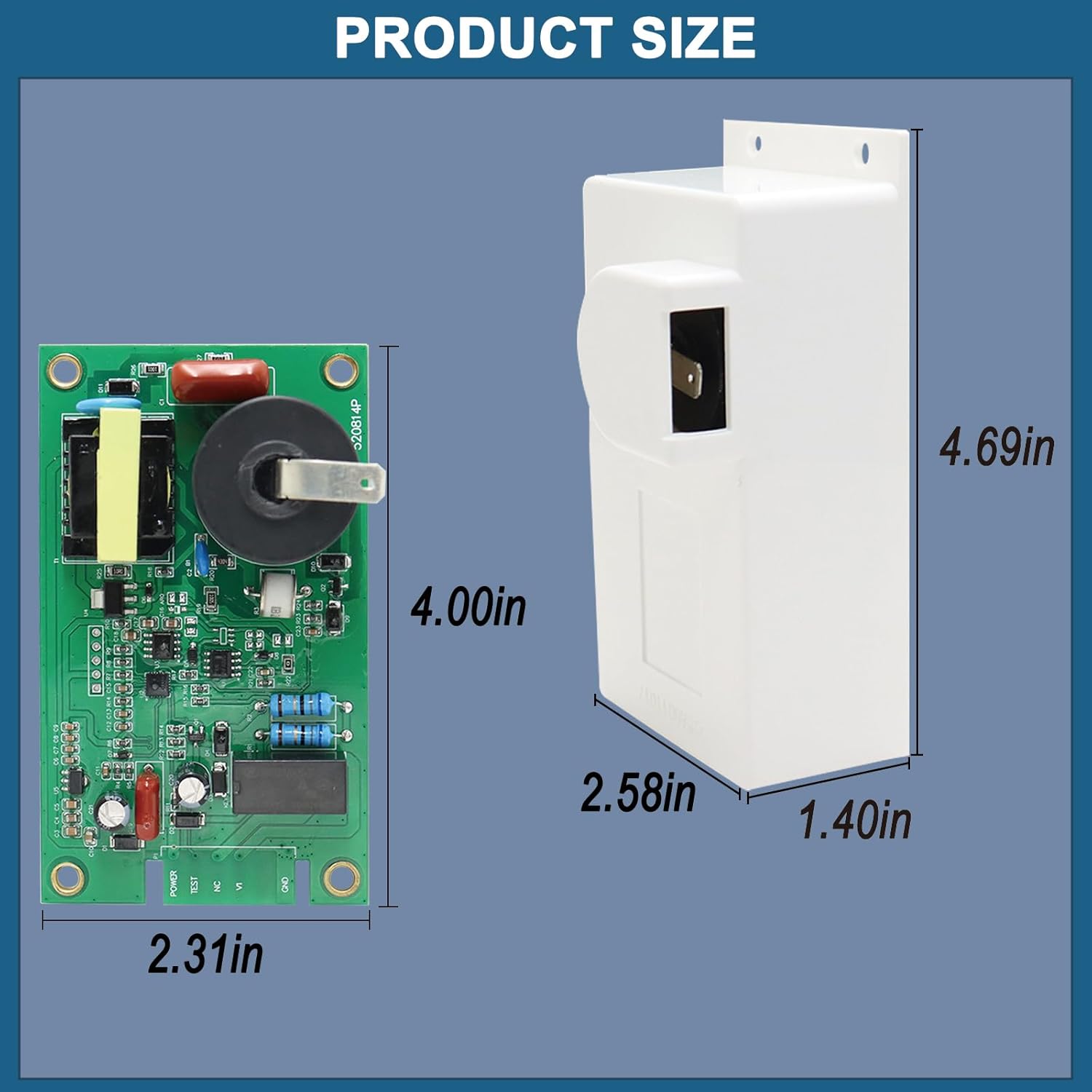 12 Volt DC 520814 Ignition Control Circuit Module Board Igniter Module | Replaces 520871 520820 33550L AP4896608|Fit for RV Suburban Furnace & Water Heater SW4D SW6D SW10D SW12D SW16D (with lid)