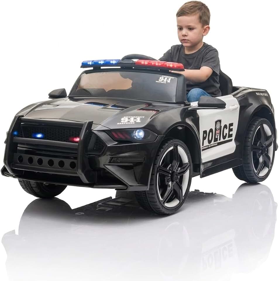 Mini veículo Carrinho Infantil Motorizado Elétrico Mini Policia - Baby Style