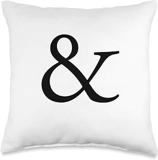 Ampersand Farmhouse Design Throw Pillow