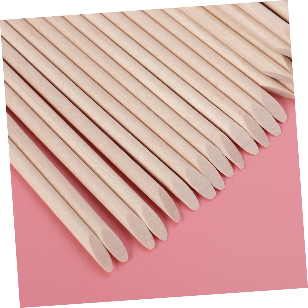 NOLITOY 1000pcs Cuticle Dual-sided Nail Art Tool for Manicure Pedicure Versatile Wood Sticks for Nail Care