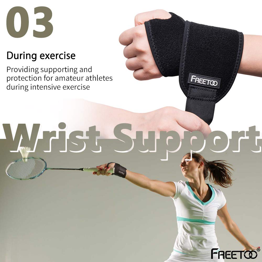 AetherAurora Bandages de poignet, Attelle Poignet Gauche et Droit, support de poignets, Bandage Protection de Poignet, Bande Poignets pour Douleurs Articulaires, Tendinites et Blessures Sportives AetherAurora Bandages de poignet, Attelle Poignet Gauche et Droit, support de poignets, Bandage Protection de Poignet, Bande Poignets pour Douleurs Articulaires, Tendinites et Blessures Sportives