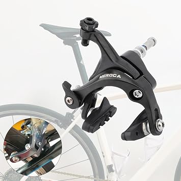 V Shape Dual Clamp Brake Caliper Set Enhanced Braking Performance For Folding Bicycles Bike Brake Calipers Front And Rear Road Bicycle Equal Force Rim