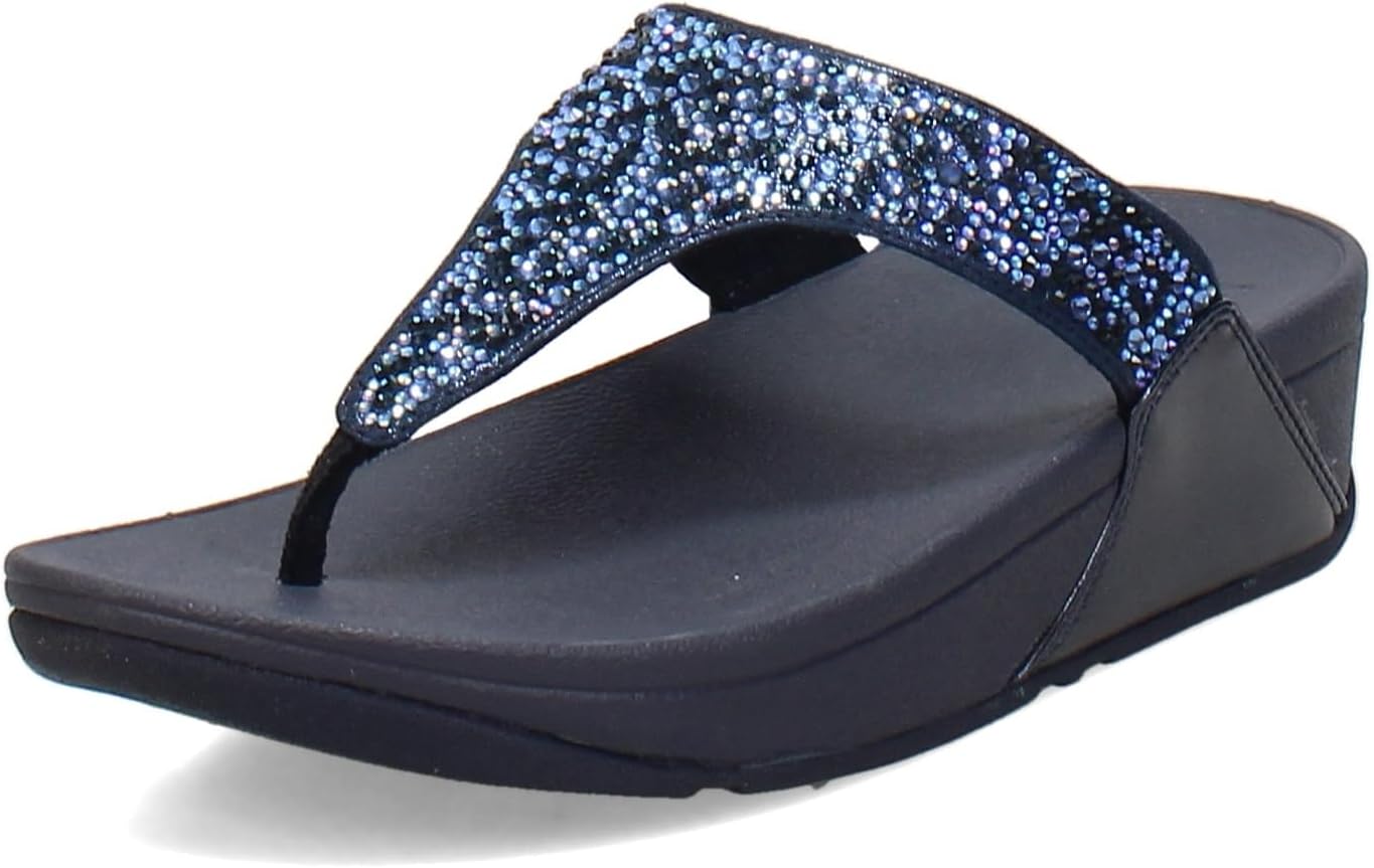 FitFlop Women's, Lulu Crystal Toe Post Sandal