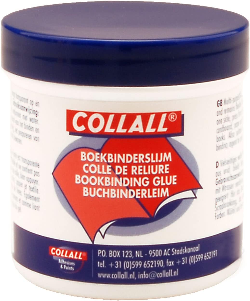 COLLALL 228351 Binding Glue, 6 x 6 x 6cm - White