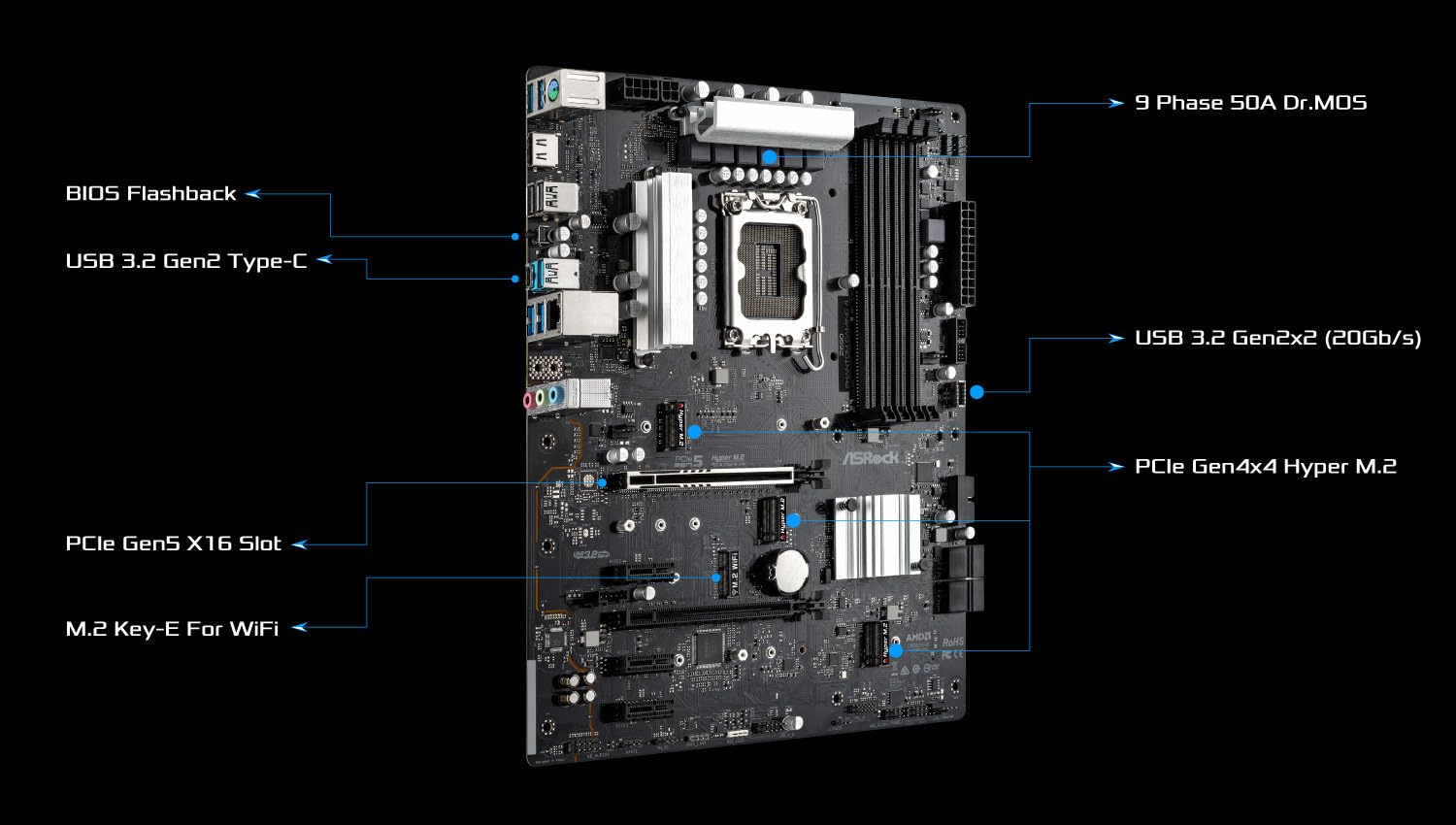 Amazon.com: ASRock Z690 Phantom Gaming 4 LGA 1700 Intel Z690 SATA