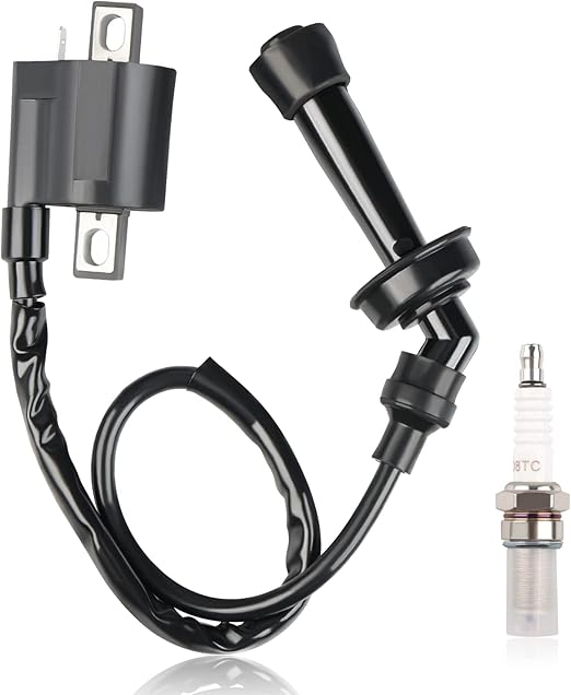 SKYJDM Ignition Coil with Spark Plug Compatible with YAMAHA Raptor 660R