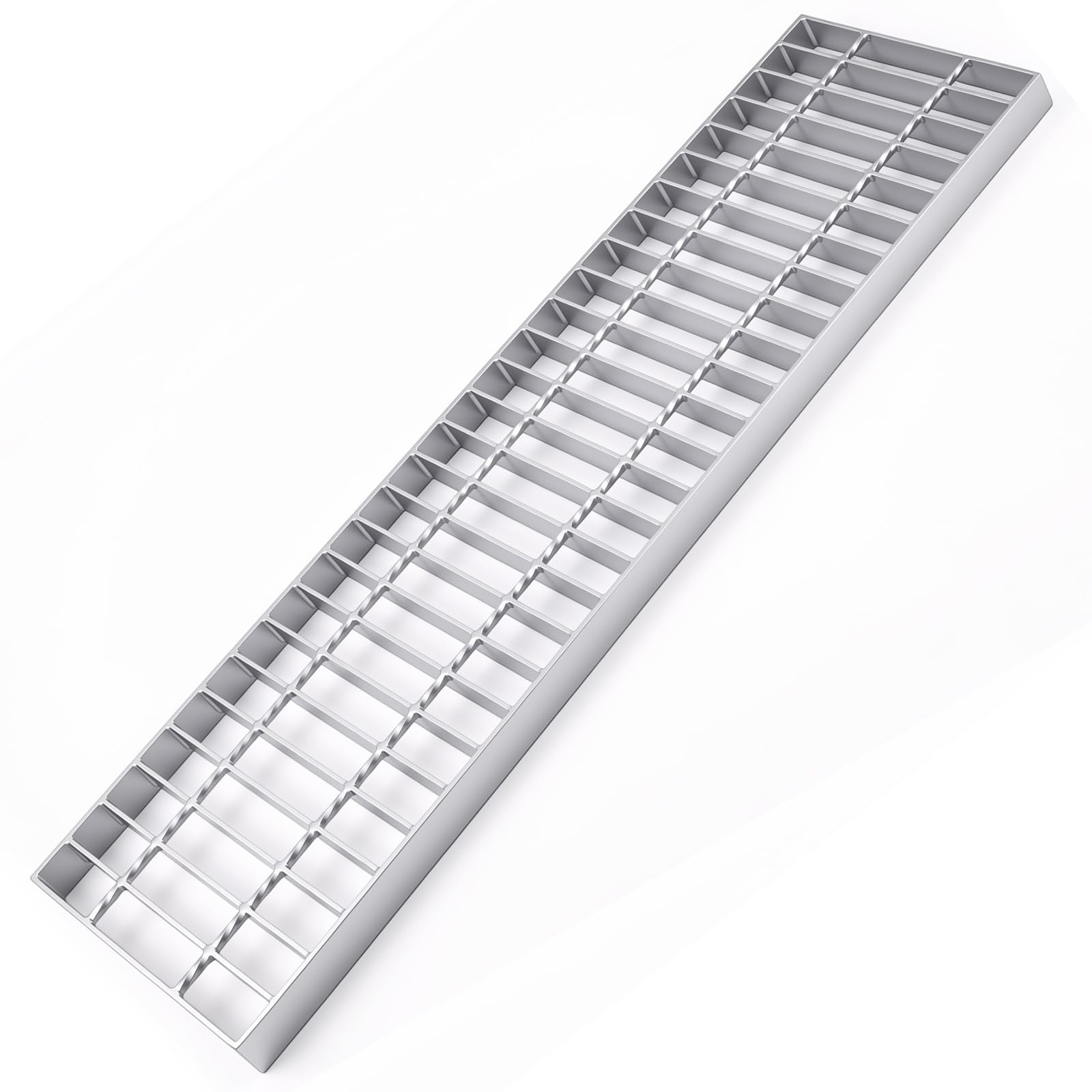 1 Pcs 40"x10" Hot-dip Galvanized Steel Drain Grate Cover Outdoor