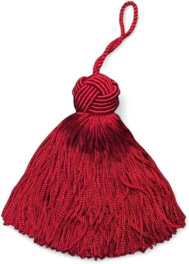 Tassel for Grandfather Clock Key (Red)- Replacement Parts - Clock Making Parts