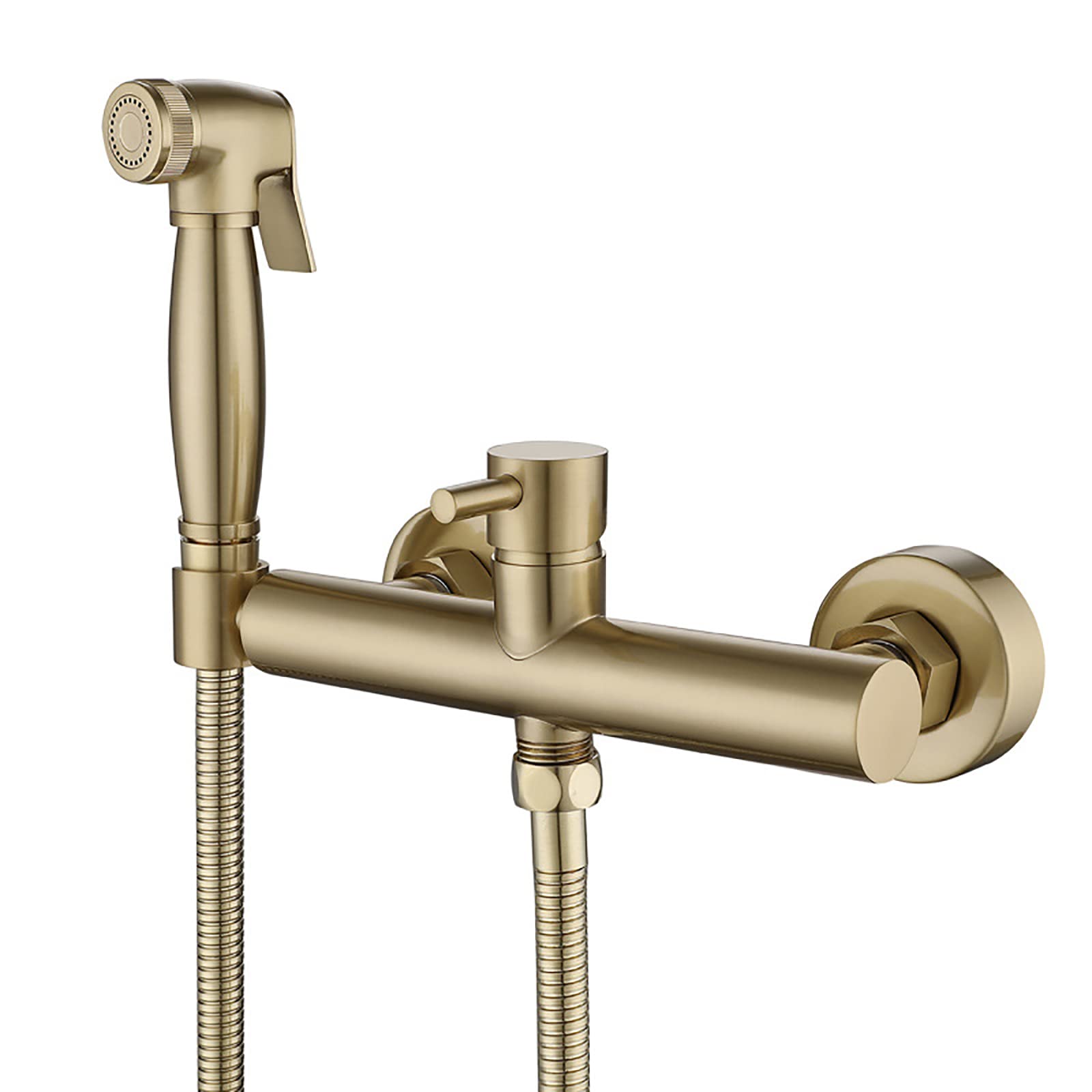 Pulvérisateur de bidet à main pour toilettes et couches de bébé en laiton