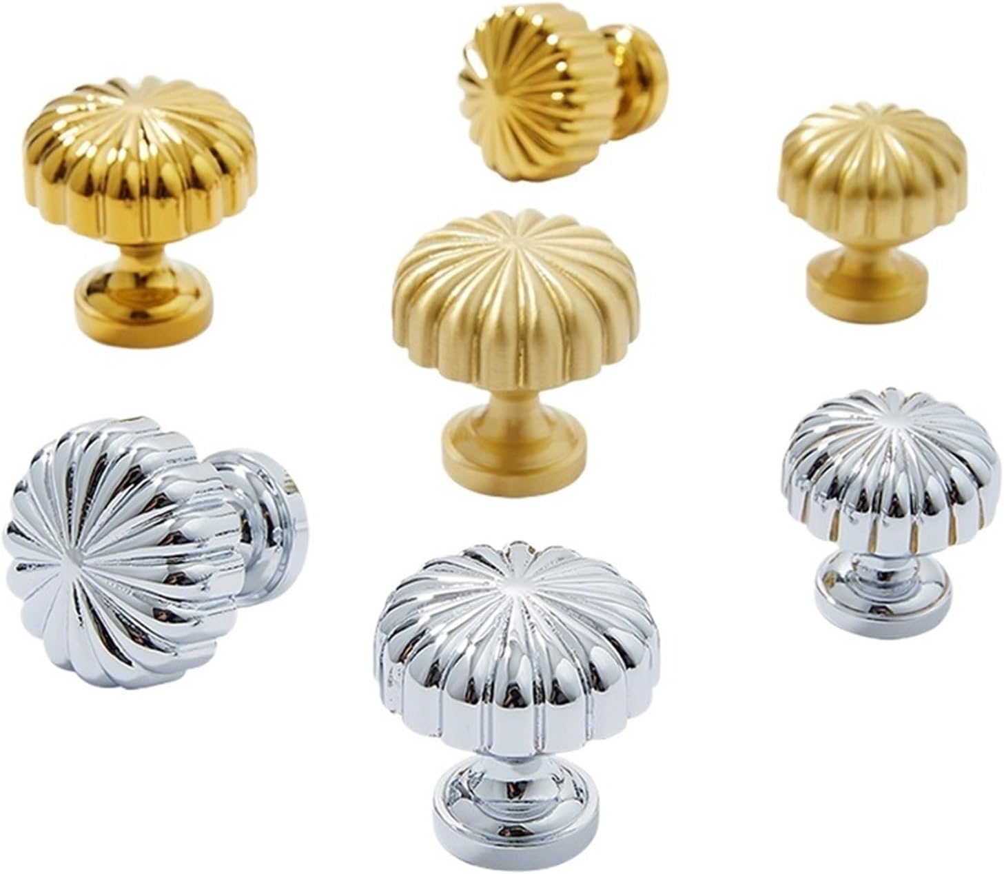 Simple Cabinet Brass Handle Furniture Hardware Drawer 1Pcs(PVD-Big)